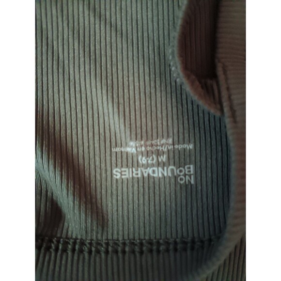 NOBO Jr. Medium 7-9 Green ribbed knit pullover sleeveless tank Top - Picture 3 of 3